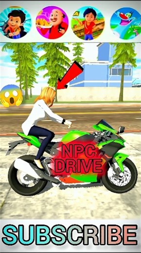 npc drive a bike🔥 in Indian bike driving 3D 😱 || GTA v mod #gaming#shorts #challenge #shortsviral 15