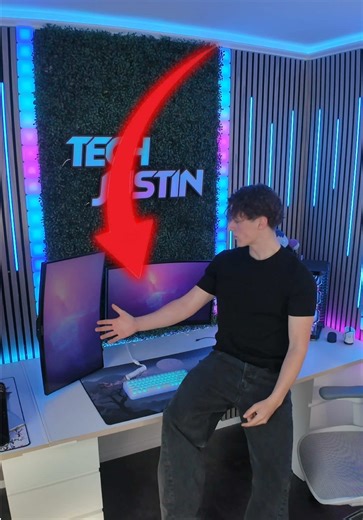 BESTER TRICK WENN DU NUR 1. MONITOR HAST…🚀🤩 #monitor #gaming #setup