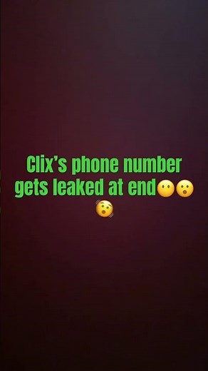 Clix phone number gets leaked #fortnite #gaming #clix