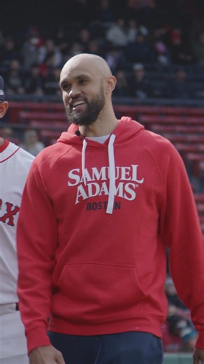 Derrick White adding Fenway first pitch to the resume. | Boston Red Sox