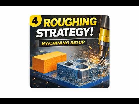 NX CAM Roughing Operation | Complete Machining Setup Tutorial