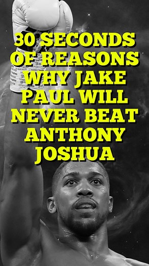 2.8K reactions · 140 shares | 浪 Anthony Joshua vs Jake Paul is a...