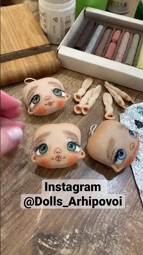 Textile dolls in the process of creating Rag doll Art doll Cloth doll handmade #shorts #craft