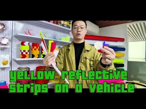 Reflector sticker on a straight box truck dot inspection requirement,warning mark reflective sticker