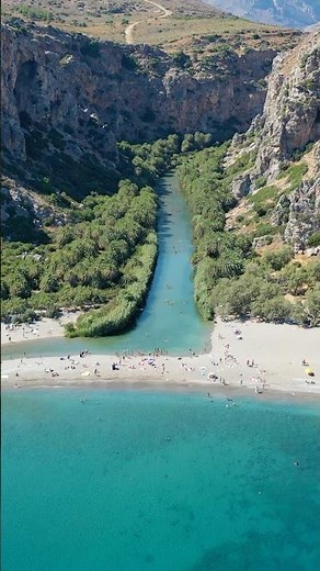 Top 10 Breathtaking Beaches in Rethymno, Crete! 🏖️ #short #Crete #Greece #rethymno