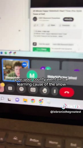 Virtual Learning Experience During Snow Days