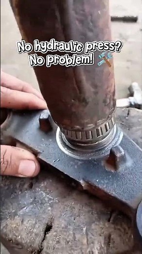 How to Install Motorcycle Steering Bearings WITHOUT a Press! 🛠️ #Shorts