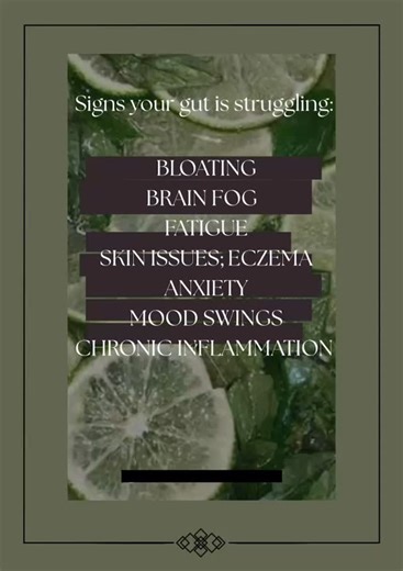 There’s a lot of noise out there about gut health. But here’s what your gut really needs to feel good and function well: 1. Good bacteria (probiotics) – to keep your gut balanced 2. Fiber (prebiotics) – to feed those good bacteria 3. Low inflammation – less processed food, more real ingredients 4. Hydration – water is crucial for digestion 5. Rest & stress support – yes, your gut feels your stress When your gut gets the right kind of love — everything shifts. EVERYTHING. Your energy, mood, diges