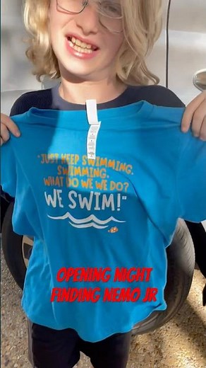 Luke’s Opening Night Play: Finding Nemo Jr