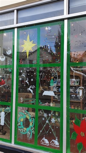 The full advent window reveal! Yes it's still Christmas and yes we are open and yes we are still full of festive cheer. Also spot a couple of (deliberate) mistakes, writing numbers backwards is a tricky thing 😆 #christmaswindow #communityinterestcompany #seatoncommunity #shoplocal #shopsmall | Natural Worx