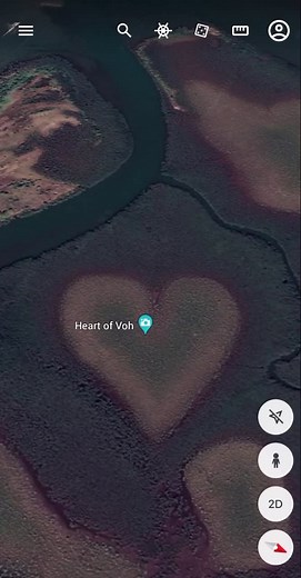 Exploring Heart-Shaped Locations on Google Maps