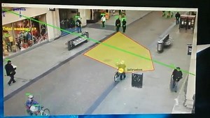 yolov5 deepsort 双向拌线计数、ROI入侵检测、人流密度估计