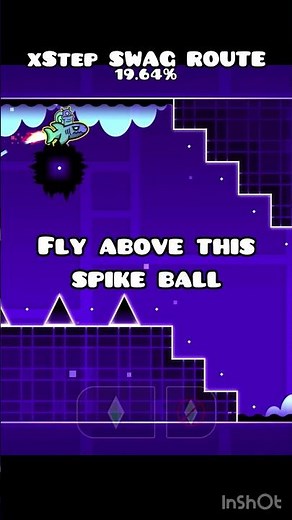 xStep secret way/swag route (2.2)! #geometrydash #gd #shorts