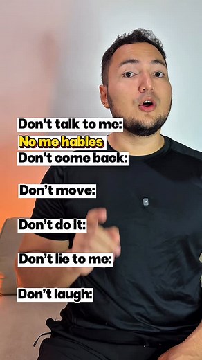 8.4K reactions · 53 comments | Practicing negative commands in Spanish  | Your Spanish with Javier | Facebook