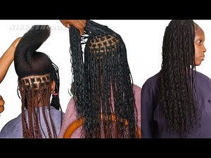 KNOTLESS GODDESS BRAIDS / Boho Braids Tutorial: Achieve the Perfect Bohemian Look! Easy-to-Follow