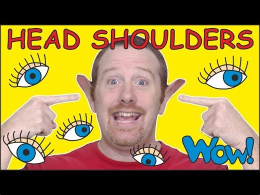 Steve and Maggie - Play Hide & Seek With Body Parts