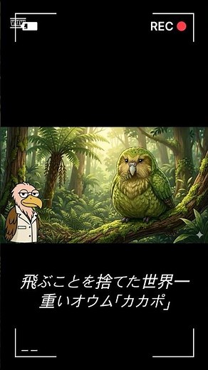 The World's Heaviest Parrot That Gave Up Flying: "Kakapo"