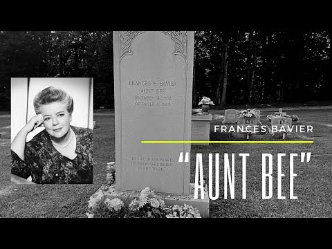 The Home and Gravesite of Frances Bavier “Aunt Bee” from the Andy Griffith Show -Siler City, NC