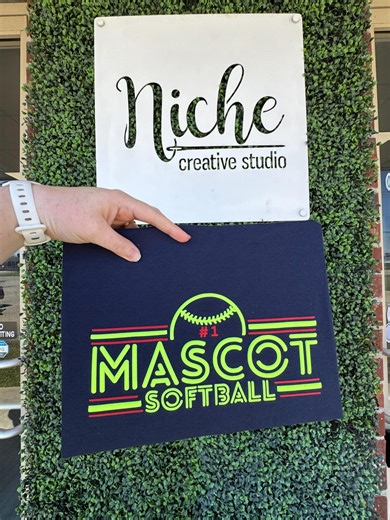 Baseball & Softball Mascot Lines 3D Puff Shirt, Sports Season Puff Lettering Sweatshirt - Etsy