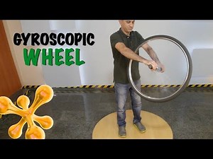 How to show Gyroscopic forces | Spinning Wheel | dArtofScience