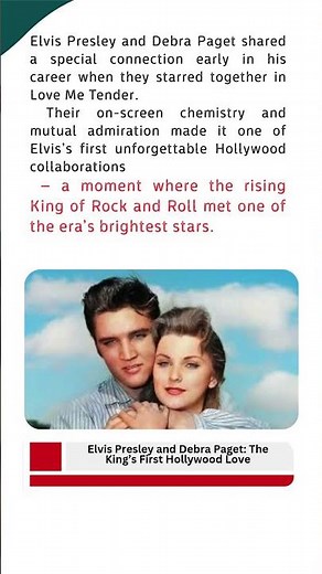 Elvis Presley and Debra Paget: The King’s First Hollywood Love