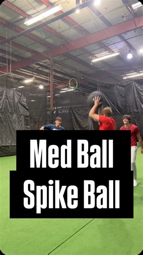 One of the best warmups to get the body moving and to add some competitiveness with RFD💪 Rules: About the same as regular spike ball - �One pass - �Server must be 5 feet away - �If it hits the trampoline twice the other team gets a point - �If you have 8 players you can go king of the court with teams of 2 first to 3 points #baseball #baseballtraining #games #warmup #competition #strengthtraining #spikeball #medball #athletes #training #the108way #explore #explorepage | 108 Performance