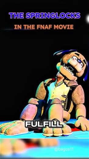 WHO WERE THE SPRINGLOCKS IN THE FNAF MOVIE? 👀 #shorts #fnaf #horror