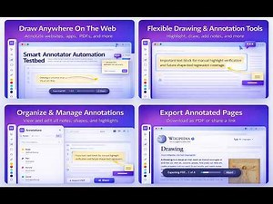 Smart Page Annotator in Action: Highlight, Draw, Notes & AI Workflow