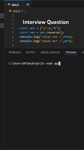 JavaScript(Js) Interview question | Part-275 #coding #javascript #code #interview
