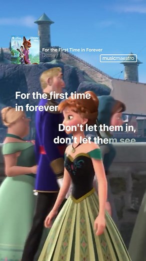 For the First Time in Forever Lyrics – Frozen Elsa & Anna