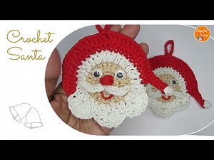 Crochet Santa Claus Christmas Ornament | Crochet Christmas Decoration