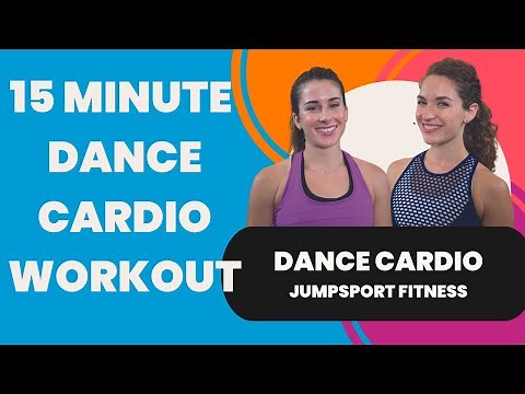 15 Minute Dance Cardio Trampoline Workout | Rebounder Exercise | JumpSport