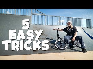 5 Easy BMX Tricks: Quarter Pipe