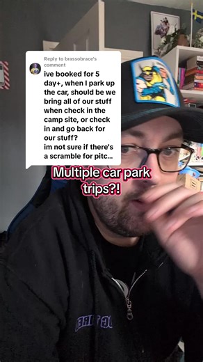 Replying to @brassobrace Multiple trips is fine but recommend alcohol on your first one. #camping #downloadfestival #alcohol