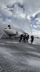 Despite the chaotic scene captured on video, no fatalities occurred and injuries were minor after a plane carrying 76 passengers and four crew members flipped onto its roof while landing at Toronto’s airport on Monday. http://nbc4dc.com/7QTe6MG | NBC Washington