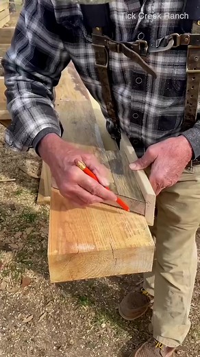 98K views · 805 reactions | Let's go install rafters #country #hardwork #countrylife #woodworking | Tick Creek Ranch | Facebook