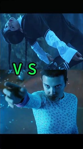 Eleven VS Wednesday 🔥 #strangerthings #wednesday #edit