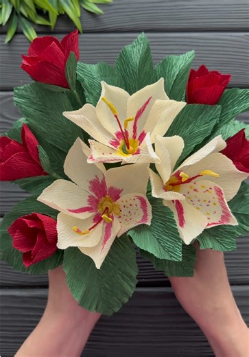 Easy Magnolia Crepe Paper Flower Crafts