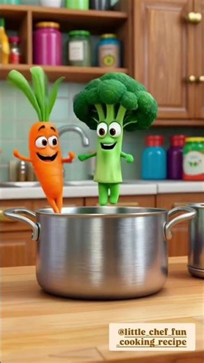 Animated cute Maggie recipe ✨🥕