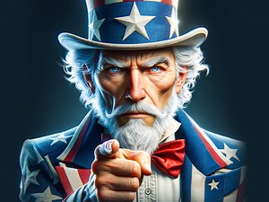 Uncle Sam Printable Poster | American Patriotic Wall Art | Digital Download | Multiple Ratios & Sizes - Etsy Canada