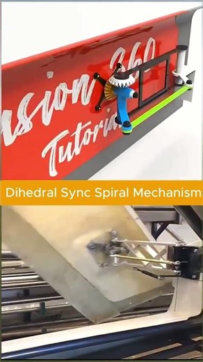 Dihedral Sync Spiral Mechanism! #MechanicalEngineering #3DAnimation #GearMechanism #STEM
