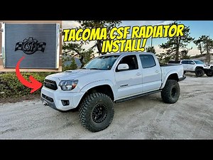 CSF Aluminum Radiator UPGRADE! PLUS Water Pump DIY!!