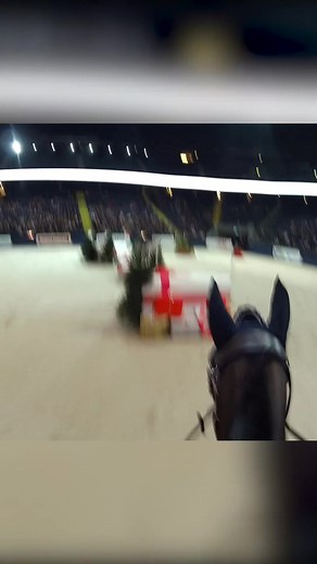 Exciting Indoor Eventing Experience with Helmet Cam Footage