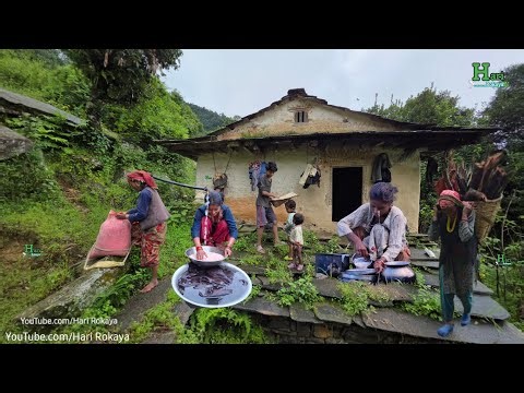 Pure Village Life in Nepal | Mountain Family & Traditional Cooking