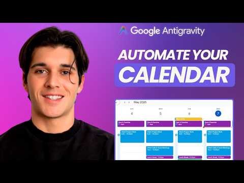 Never Schedule Manually Again | Google Antigravity Setup