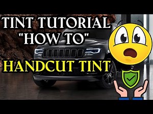 How to Cut Window Tint by Hand *Start to Finish*