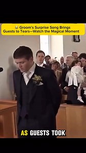 Groom Begins to Sing—But What He Does When the Bride Appears Leaves Everyone in Tears♥️ Watch the magical moment in the comment section⬇️ | Adorable Puppies | Facebook