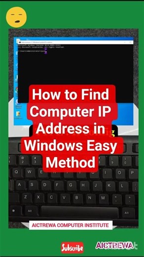 How to Find Computer IP Address in Windows Easy Method #viralvideo #shortsvideo