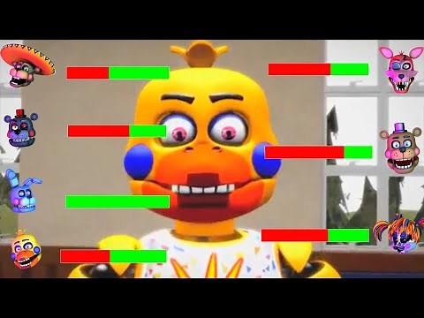 [SFM FNaF] Top 10 FNAF vs FIGHTS WITH Healthbars