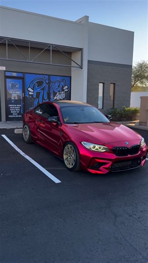 ALUKOVINYL-OFFICIAL on Instagram: "Gloss Mirror Chrome Candy Apple Red Color code : Y0003 Huge thanks for the professional wrap from @rigerautowraps and car owner @mike__maser ------------------------ #alukovinyl #carwrap #vinylwrap #cars #fyp"